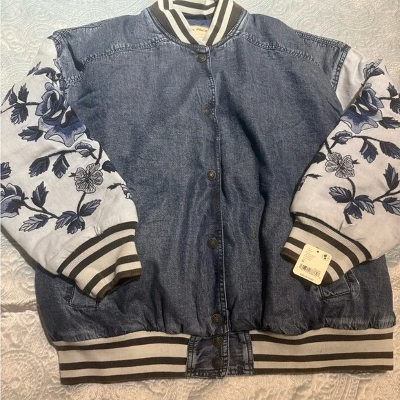 NWT Free People Team Spirit Jacket Jackets & Coats